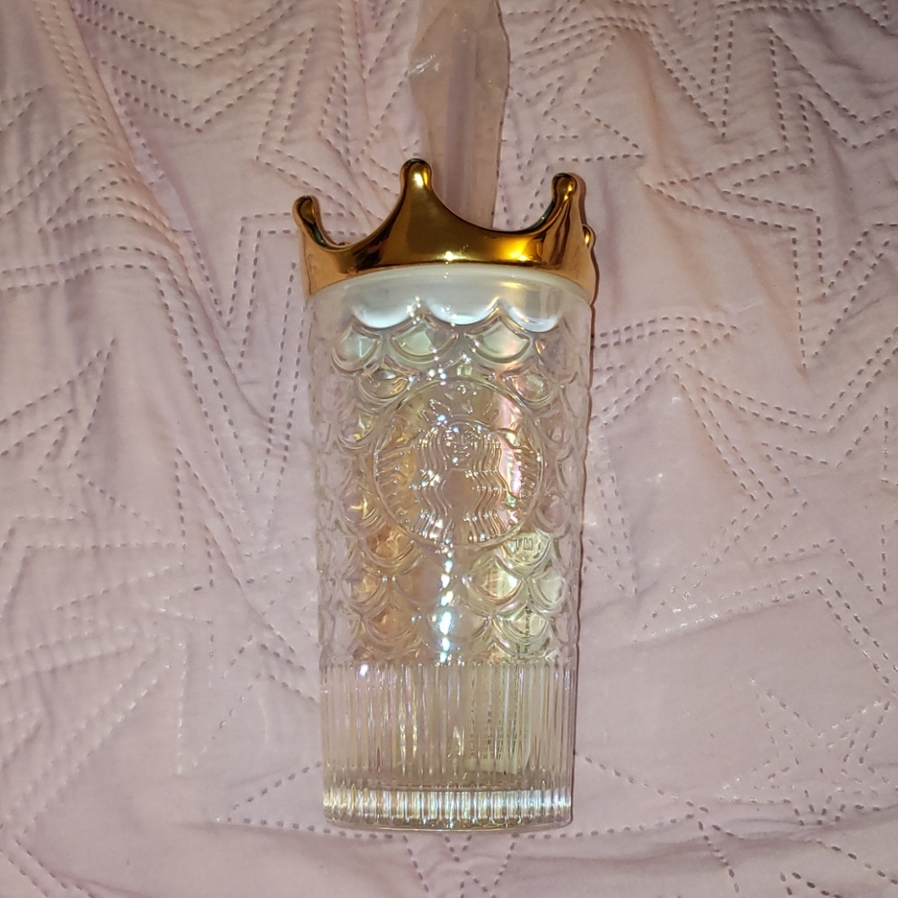 Starbucks Crown Glass Cup